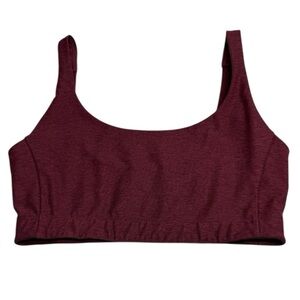 Outdoor Voices Burgundy Double Time Sports Bra Size S